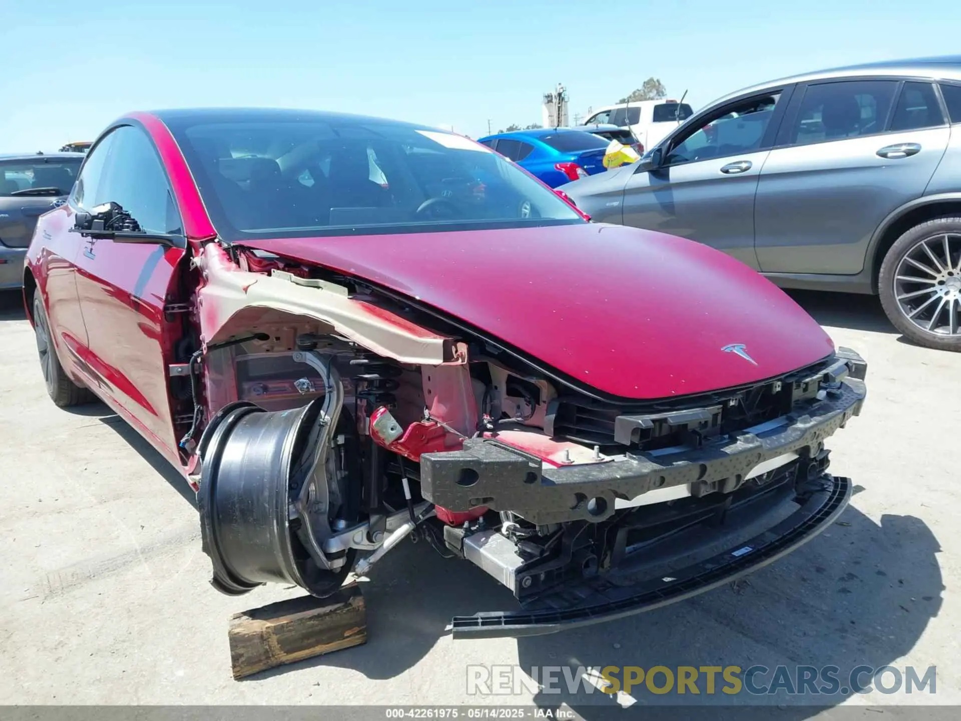 6 fotografías del automóvil dañado 5YJ3E1EA9SF914421 TESLA MODEL 3 2025