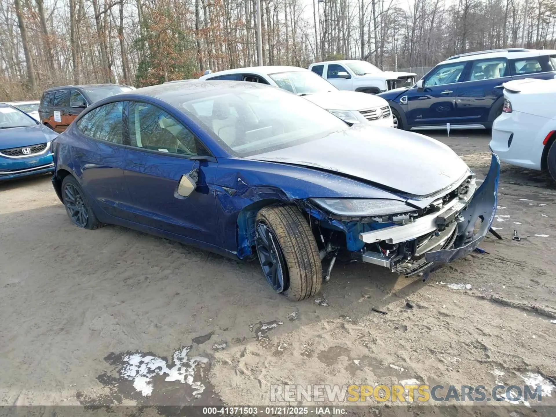 1 fotografías del automóvil dañado 5YJ3E1EAXSF887584 TESLA MODEL 3 2025