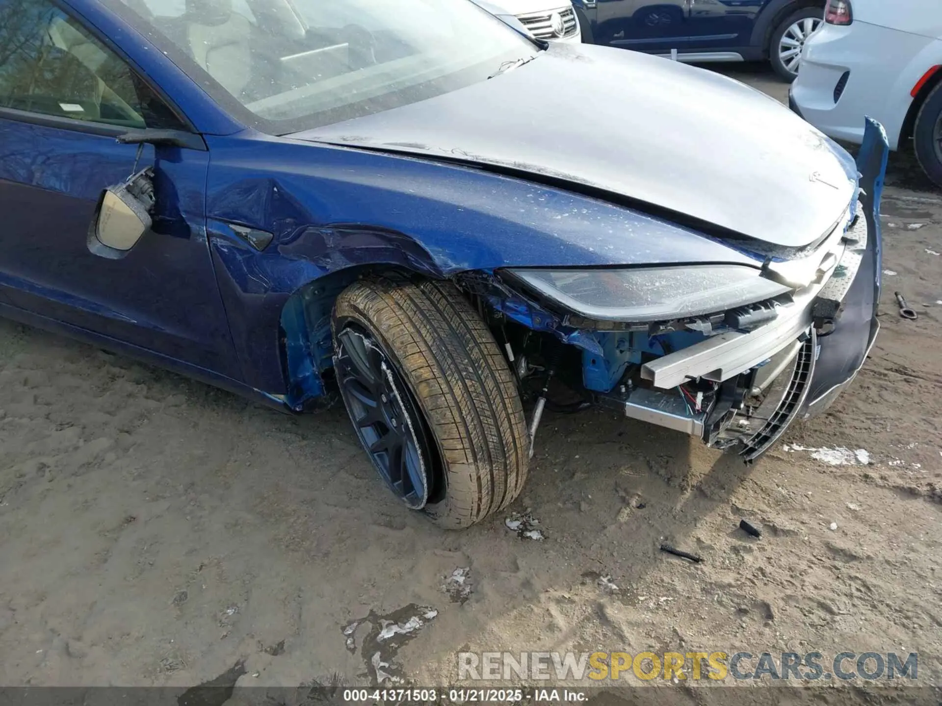 15 fotografías del automóvil dañado 5YJ3E1EAXSF887584 TESLA MODEL 3 2025