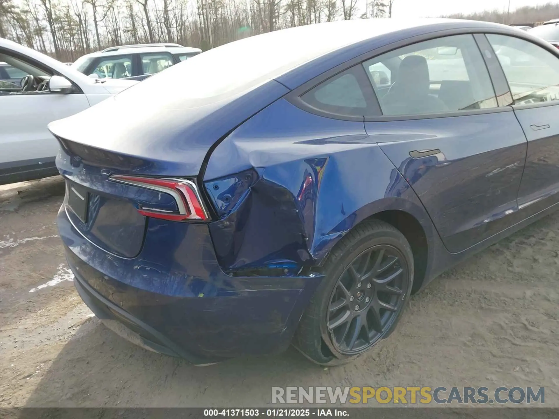 16 fotografías del automóvil dañado 5YJ3E1EAXSF887584 TESLA MODEL 3 2025