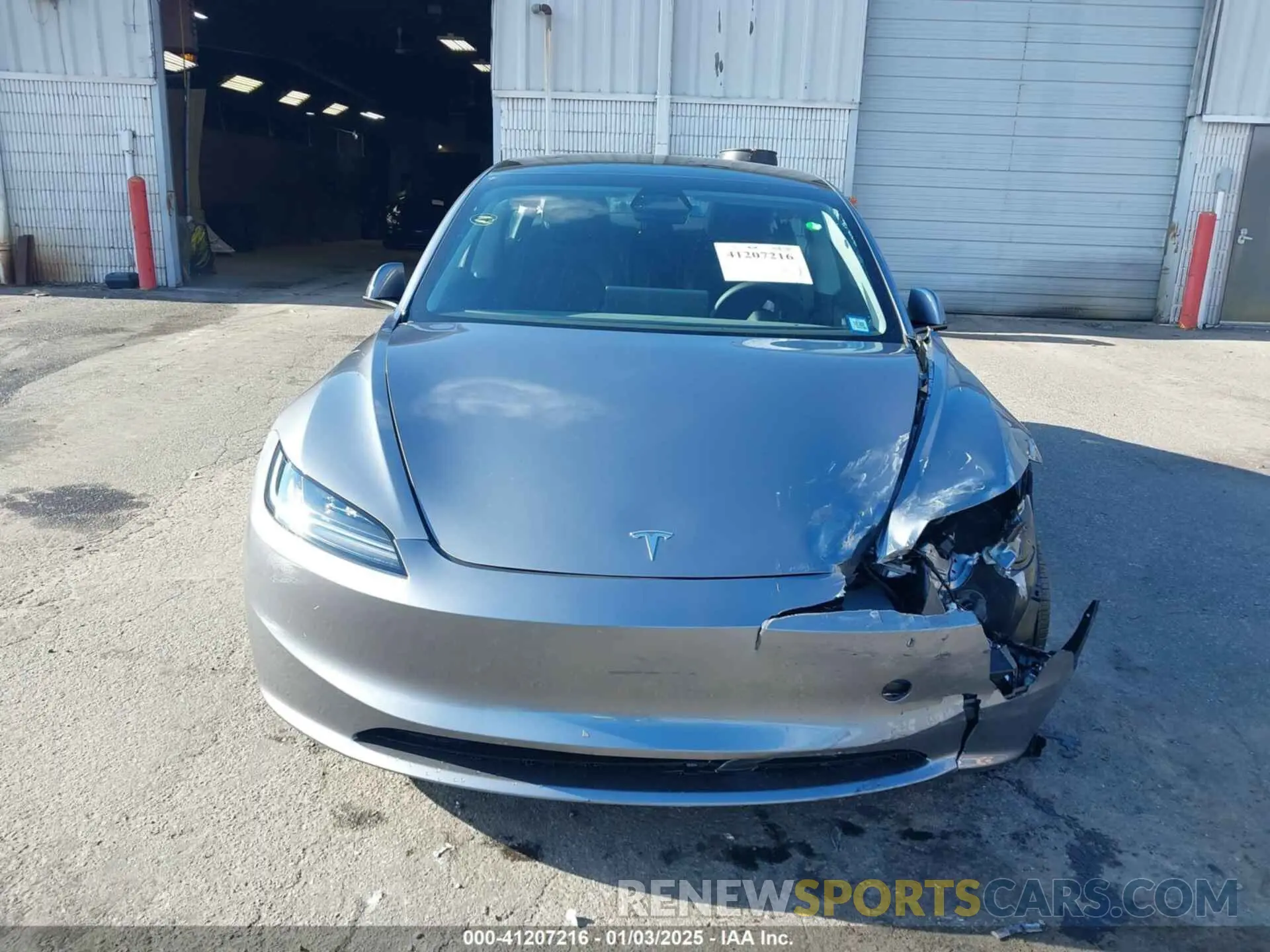 11 fotografías del automóvil dañado 5YJ3E1EAXSF904139 TESLA MODEL 3 2025