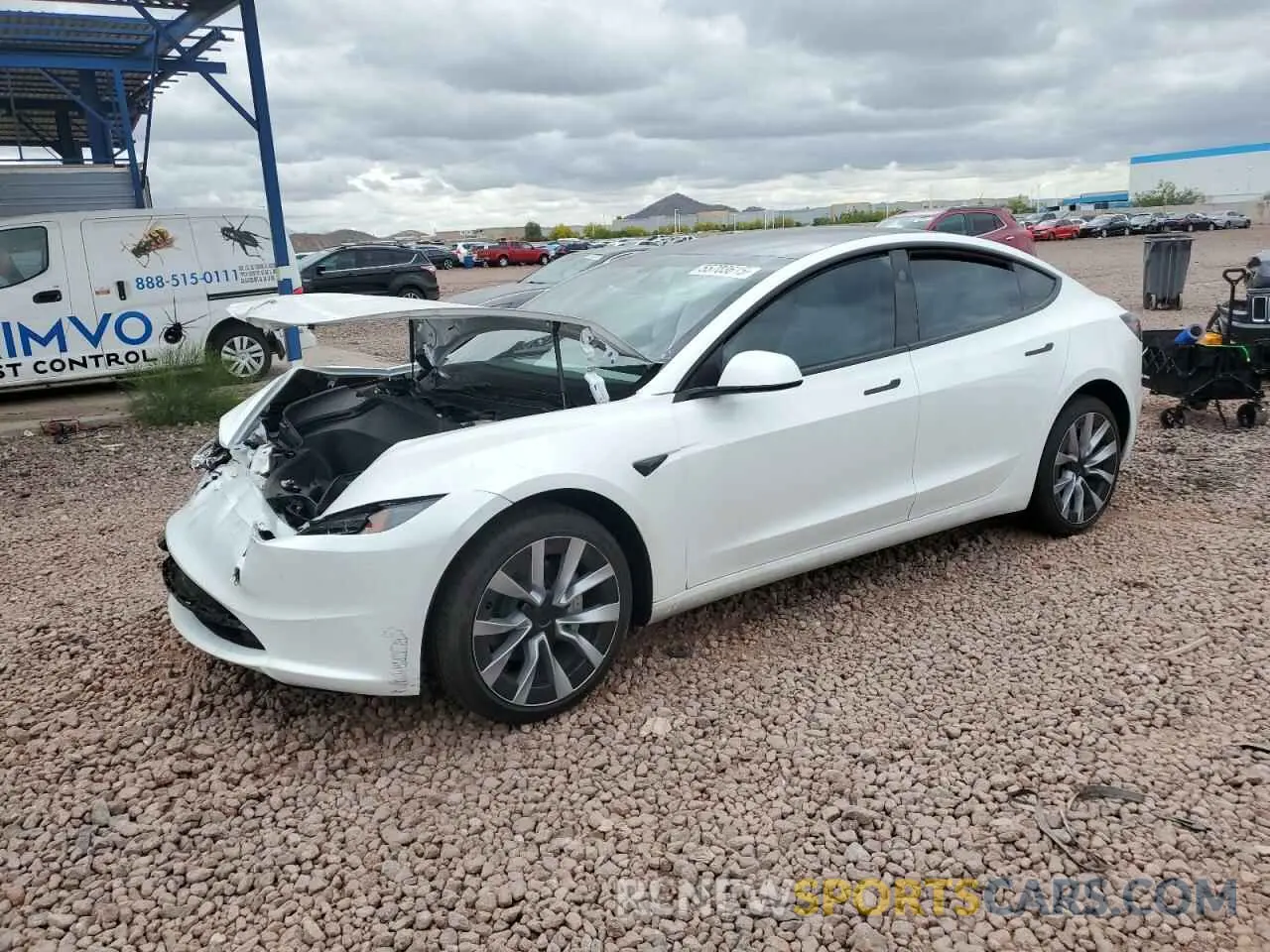1 fotografías del automóvil dañado 5YJ3E1EAXSF923564 TESLA MODEL 3 2025