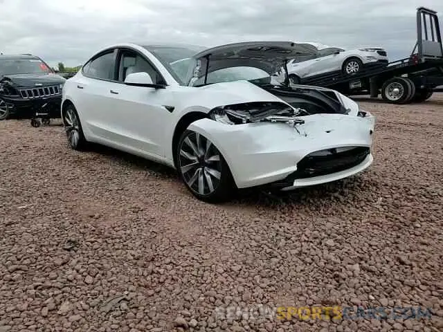 13 fotografías del automóvil dañado 5YJ3E1EAXSF923564 TESLA MODEL 3 2025