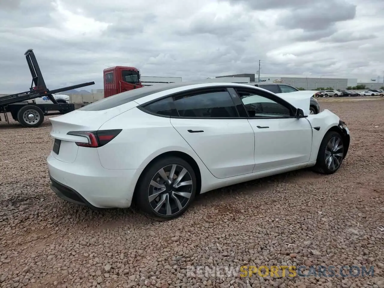 3 fotografías del automóvil dañado 5YJ3E1EAXSF923564 TESLA MODEL 3 2025