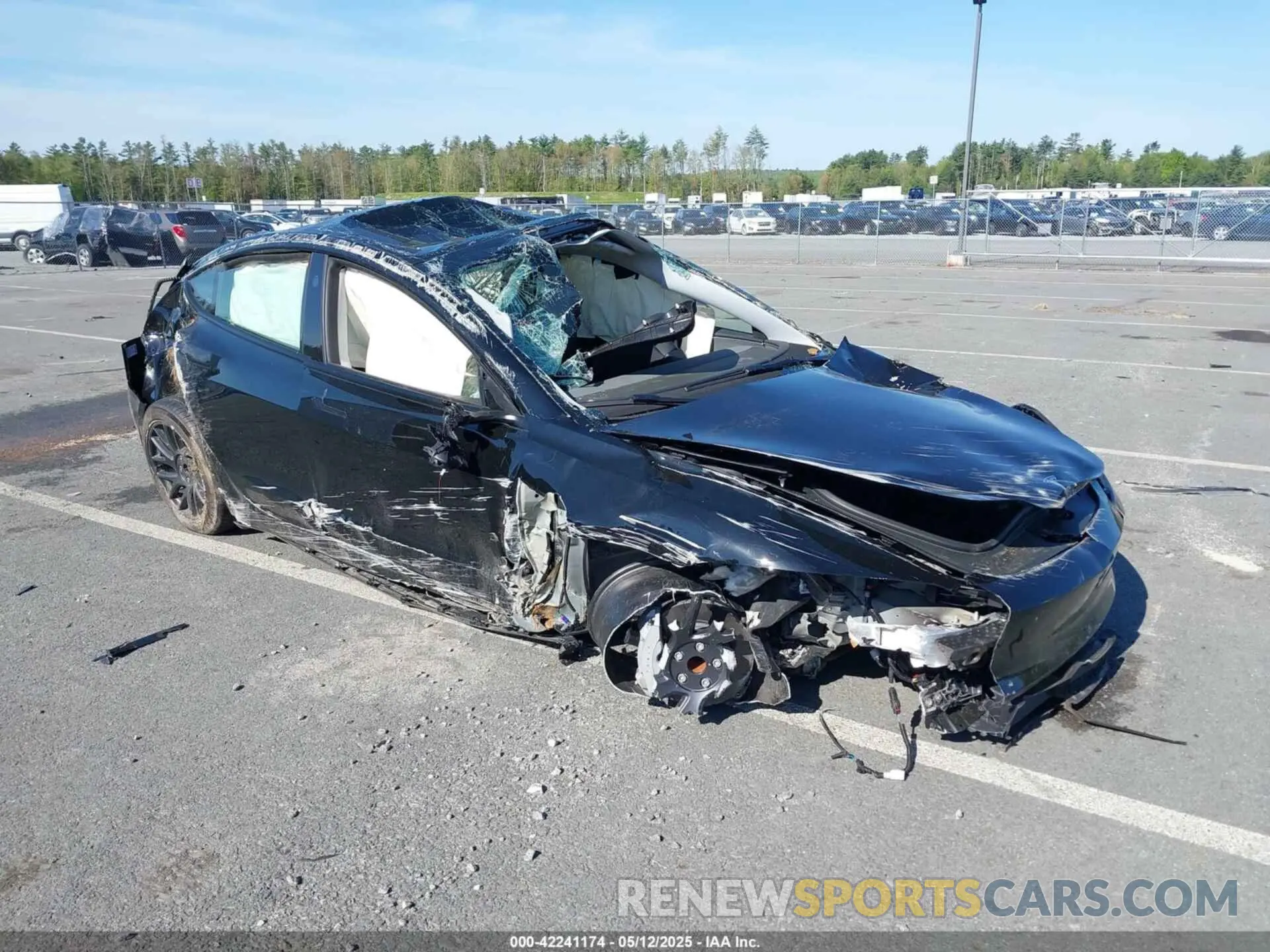 1 fotografías del automóvil dañado 5YJ3E1EAXSF927128 TESLA MODEL 3 2025