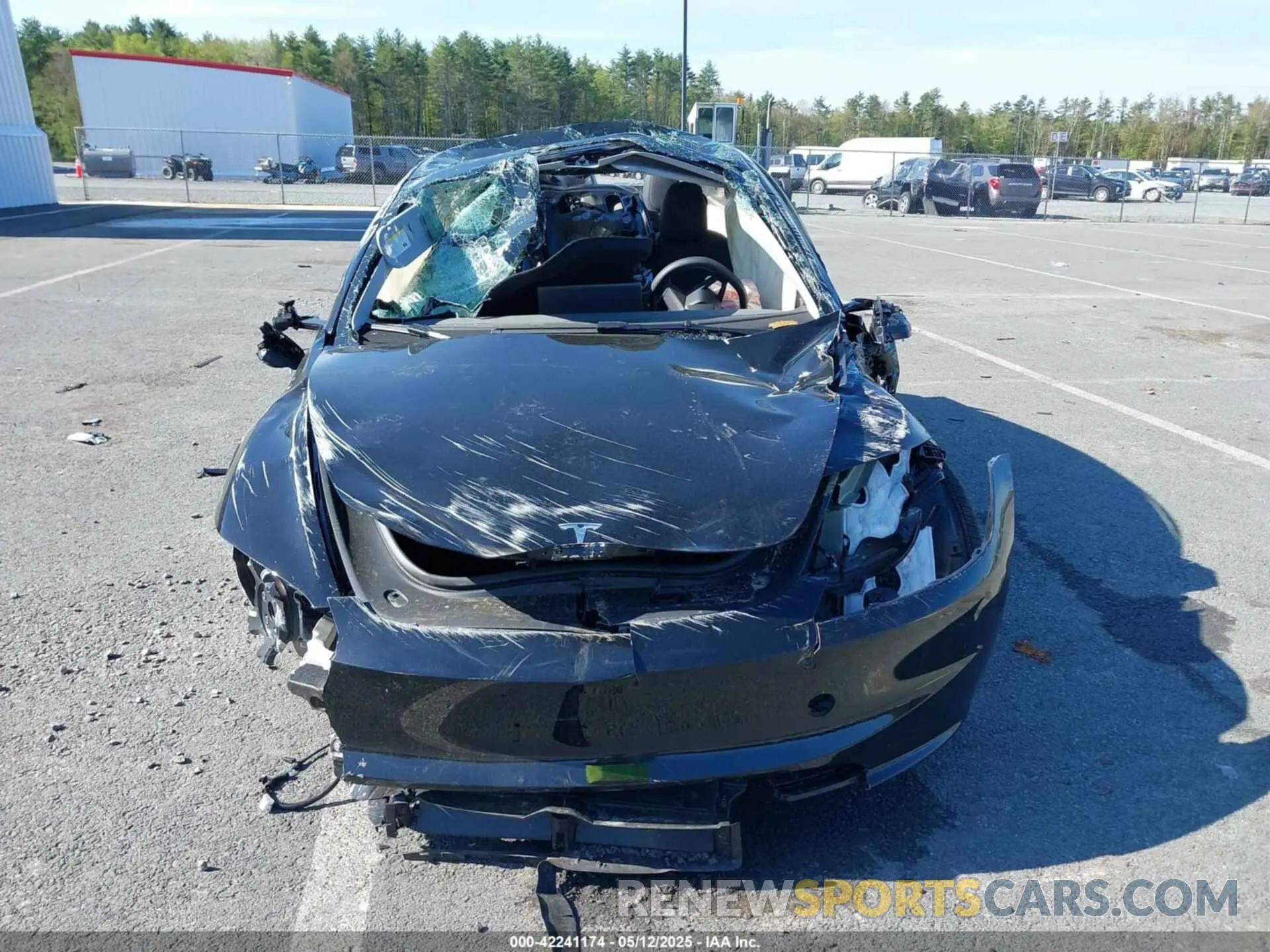 11 fotografías del automóvil dañado 5YJ3E1EAXSF927128 TESLA MODEL 3 2025