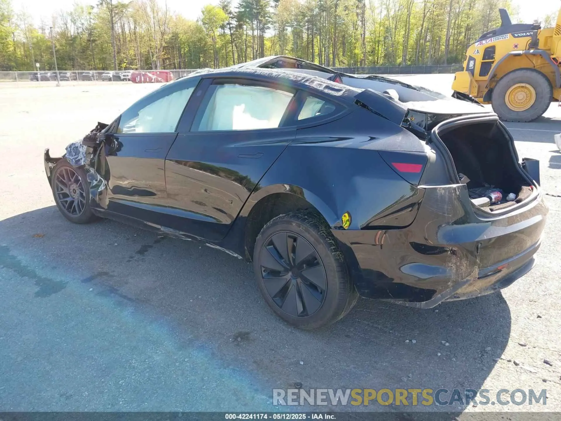 3 fotografías del automóvil dañado 5YJ3E1EAXSF927128 TESLA MODEL 3 2025