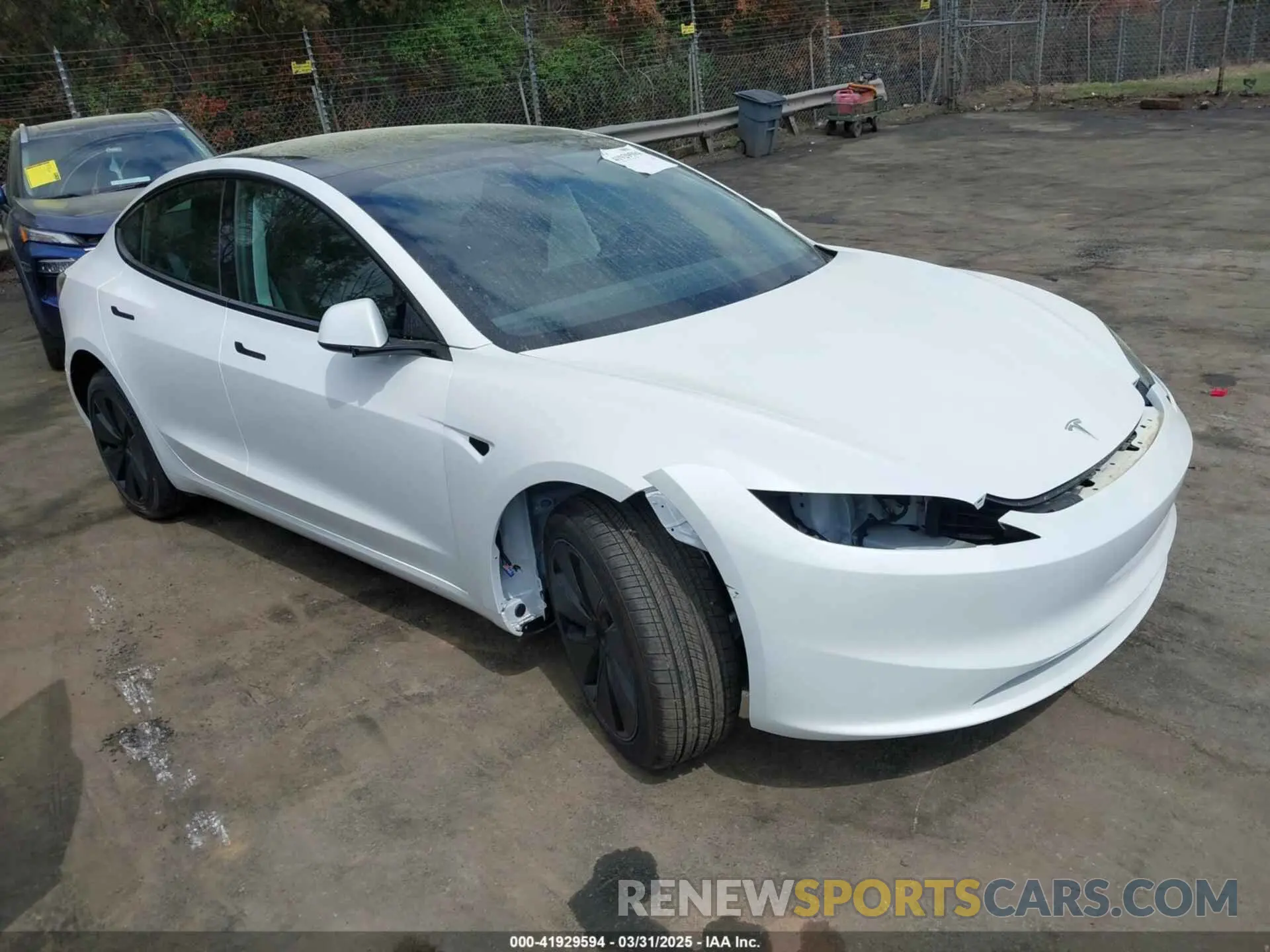 1 fotografías del automóvil dañado 5YJ3E1EAXSF929042 TESLA MODEL 3 2025