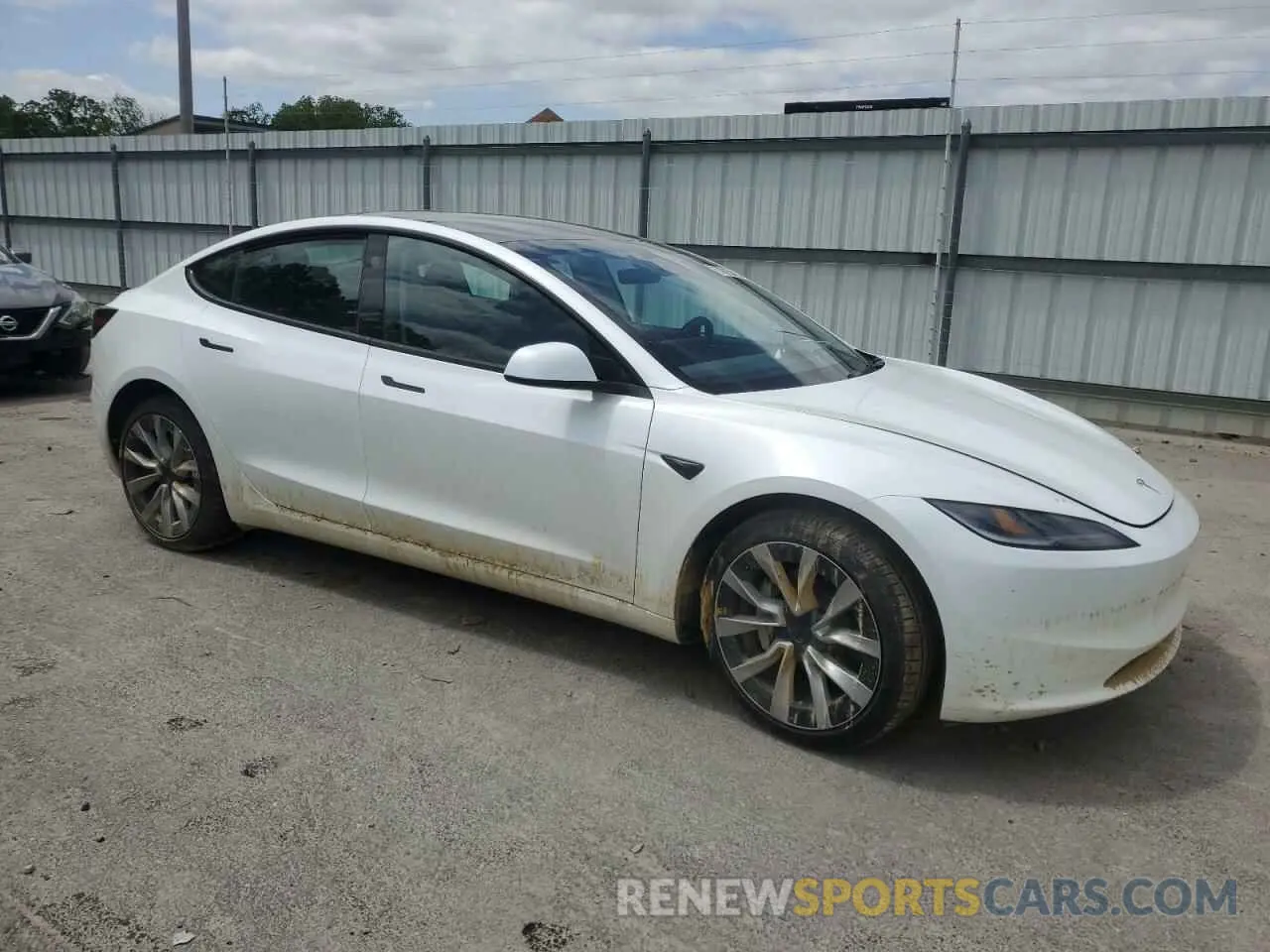 4 fotografías del automóvil dañado 5YJ3E1EAXSF971341 TESLA MODEL 3 2025