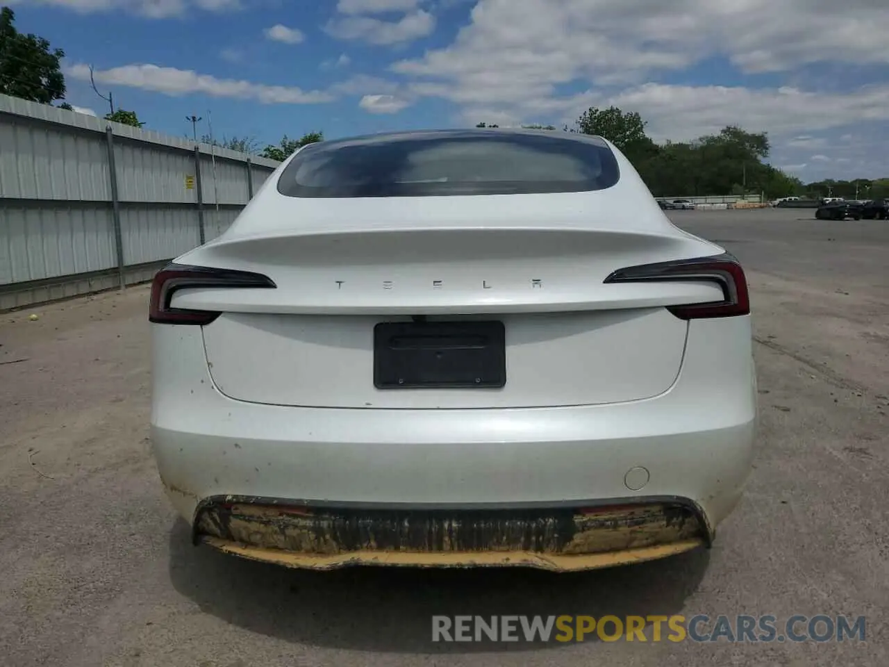 6 fotografías del automóvil dañado 5YJ3E1EAXSF971341 TESLA MODEL 3 2025