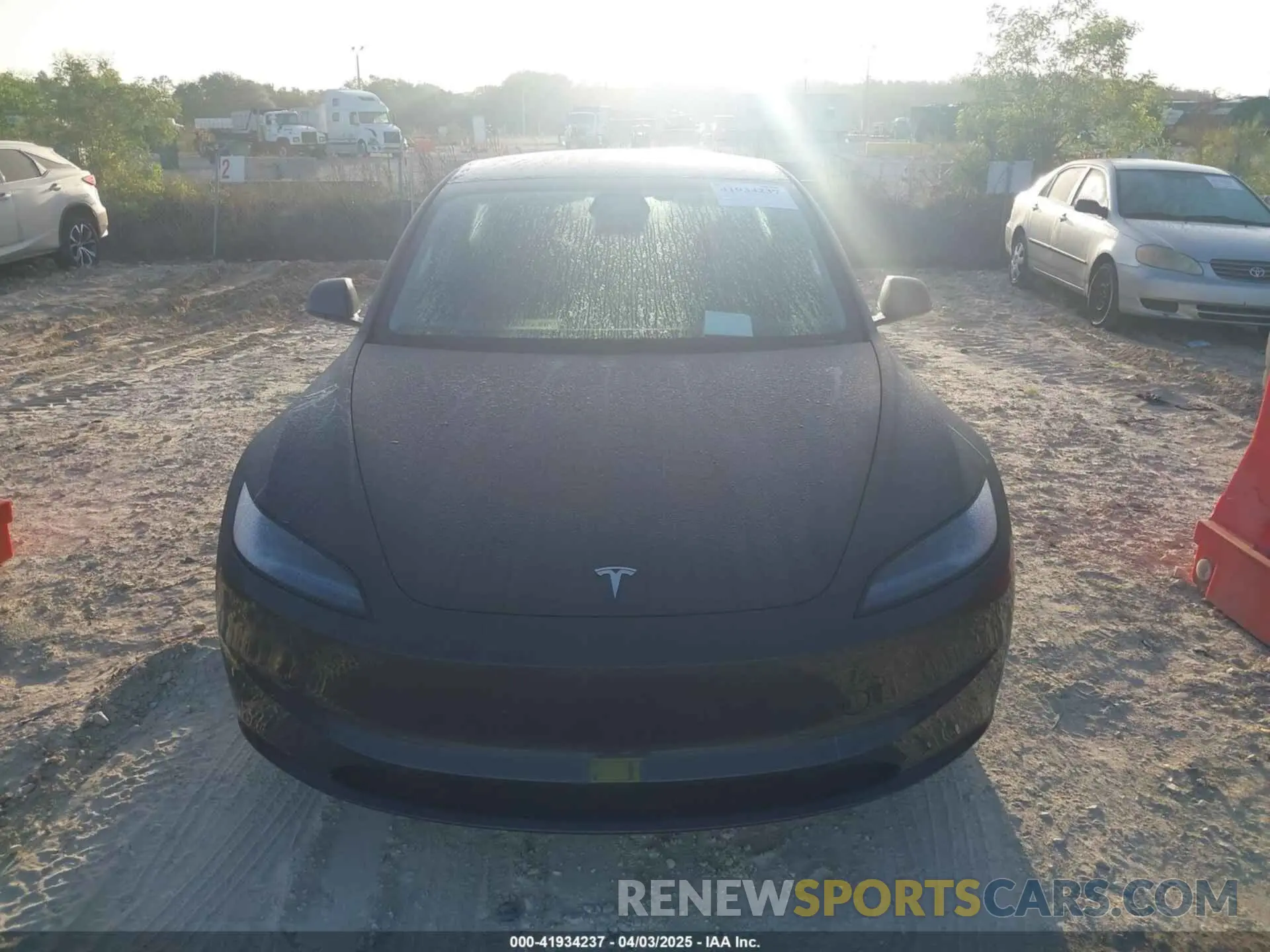 12 fotografías del automóvil dañado 5YJ3E1EAXSF974949 TESLA MODEL 3 2025