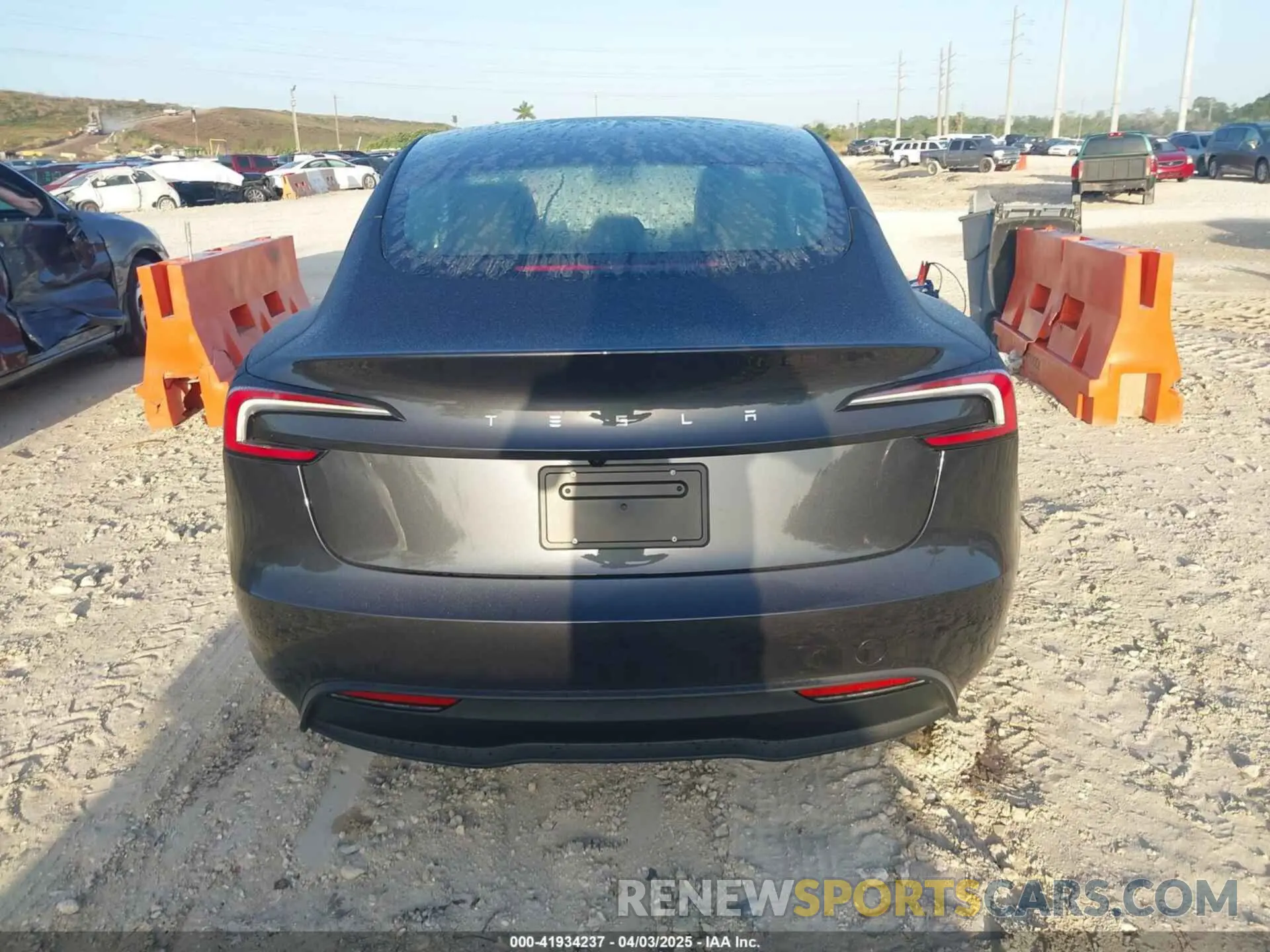16 fotografías del automóvil dañado 5YJ3E1EAXSF974949 TESLA MODEL 3 2025
