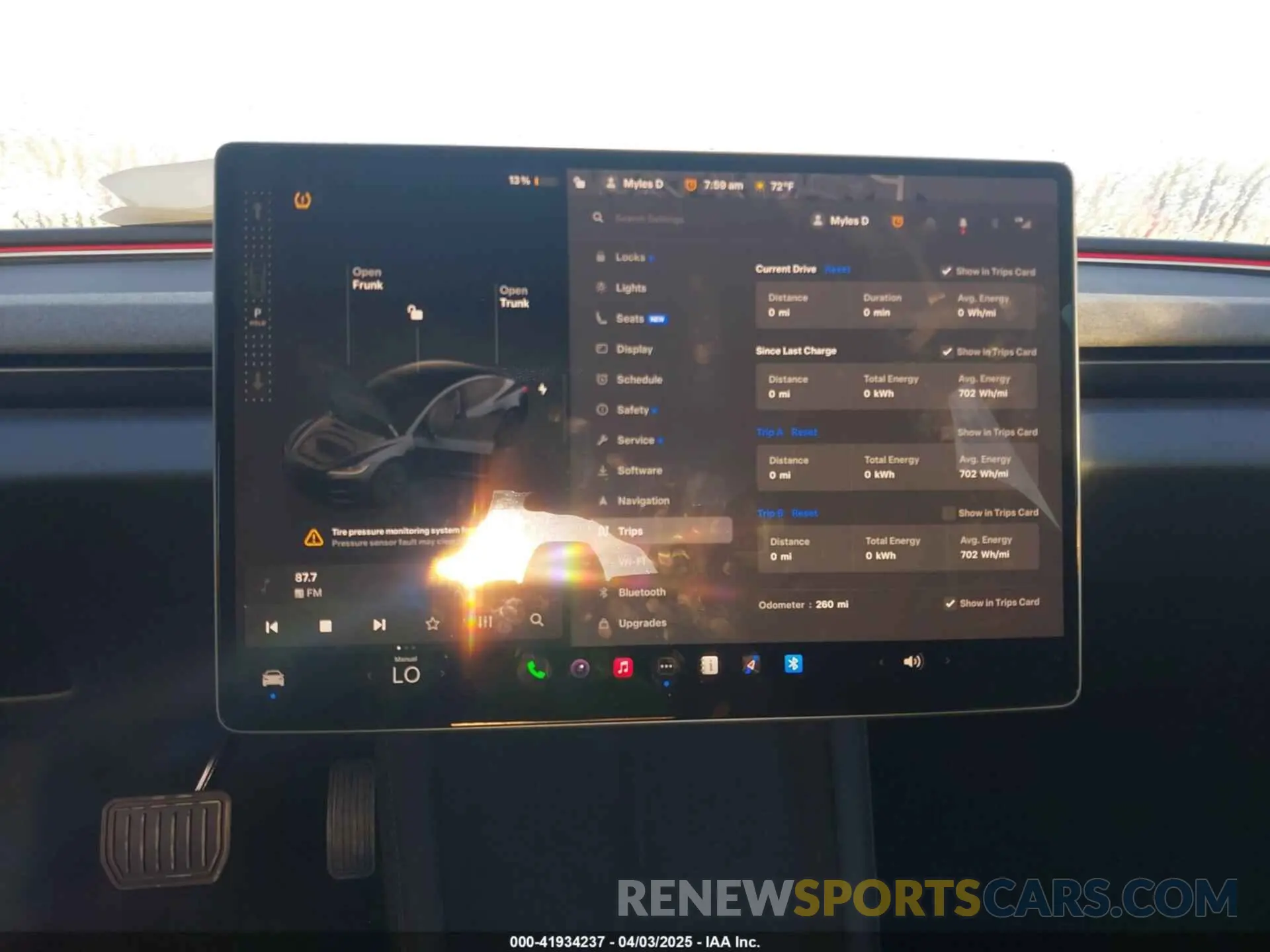 18 fotografías del automóvil dañado 5YJ3E1EAXSF974949 TESLA MODEL 3 2025