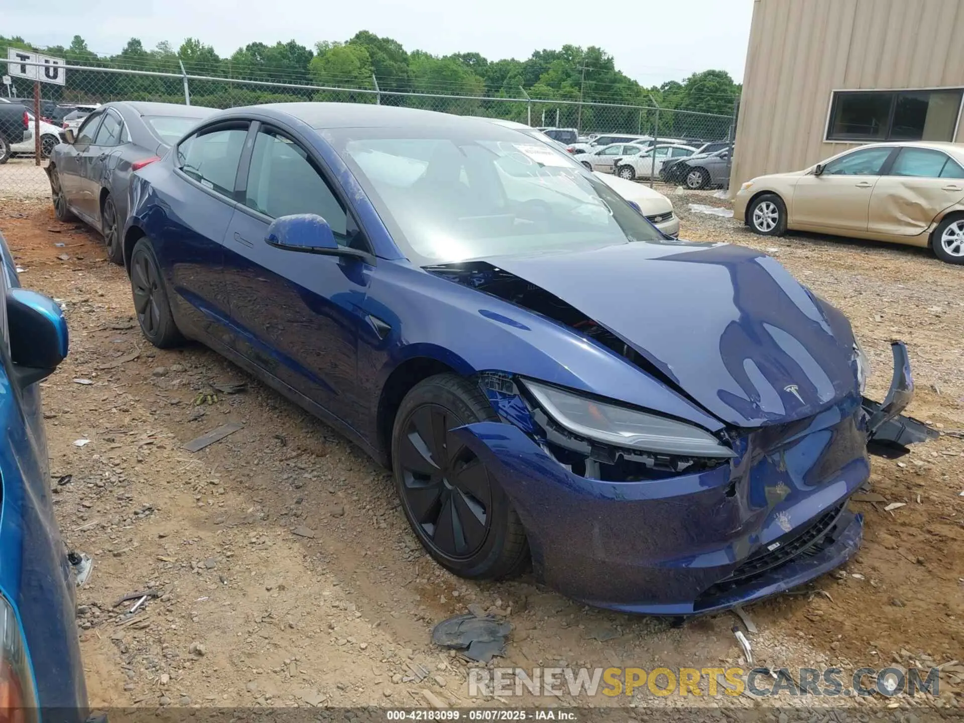 1 fotografías del automóvil dañado 5YJ3E1EAXSF976457 TESLA MODEL 3 2025
