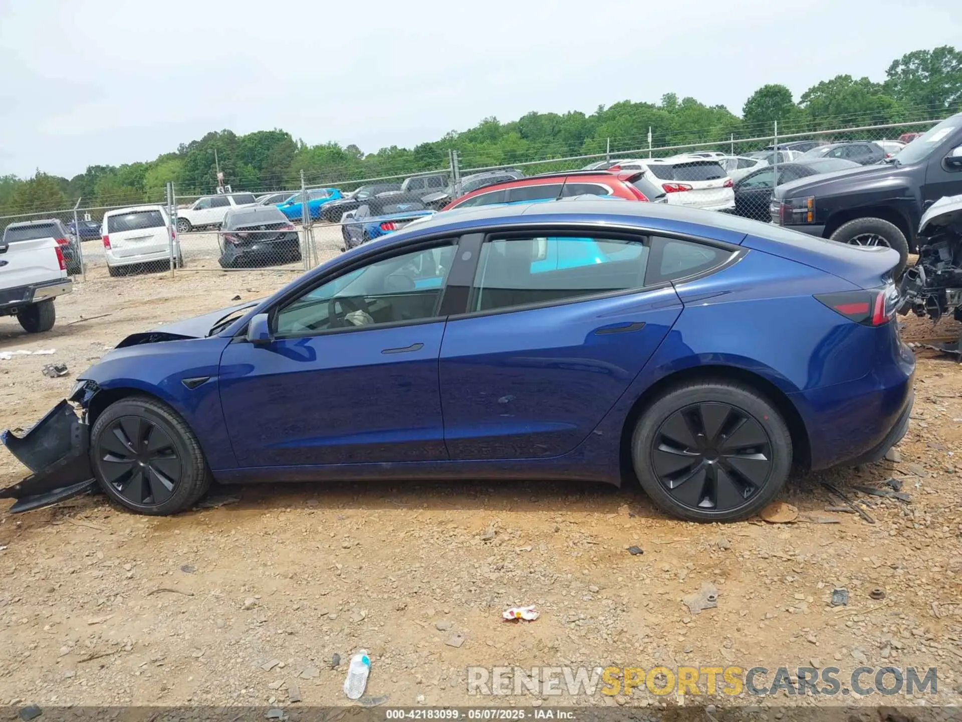 13 fotografías del automóvil dañado 5YJ3E1EAXSF976457 TESLA MODEL 3 2025