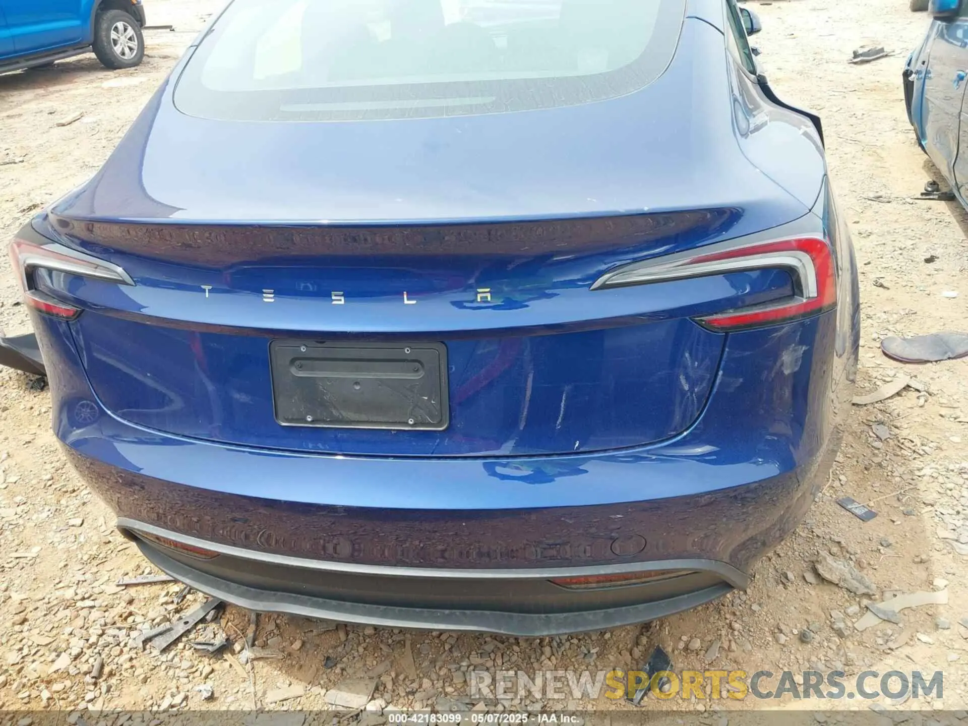 15 fotografías del automóvil dañado 5YJ3E1EAXSF976457 TESLA MODEL 3 2025