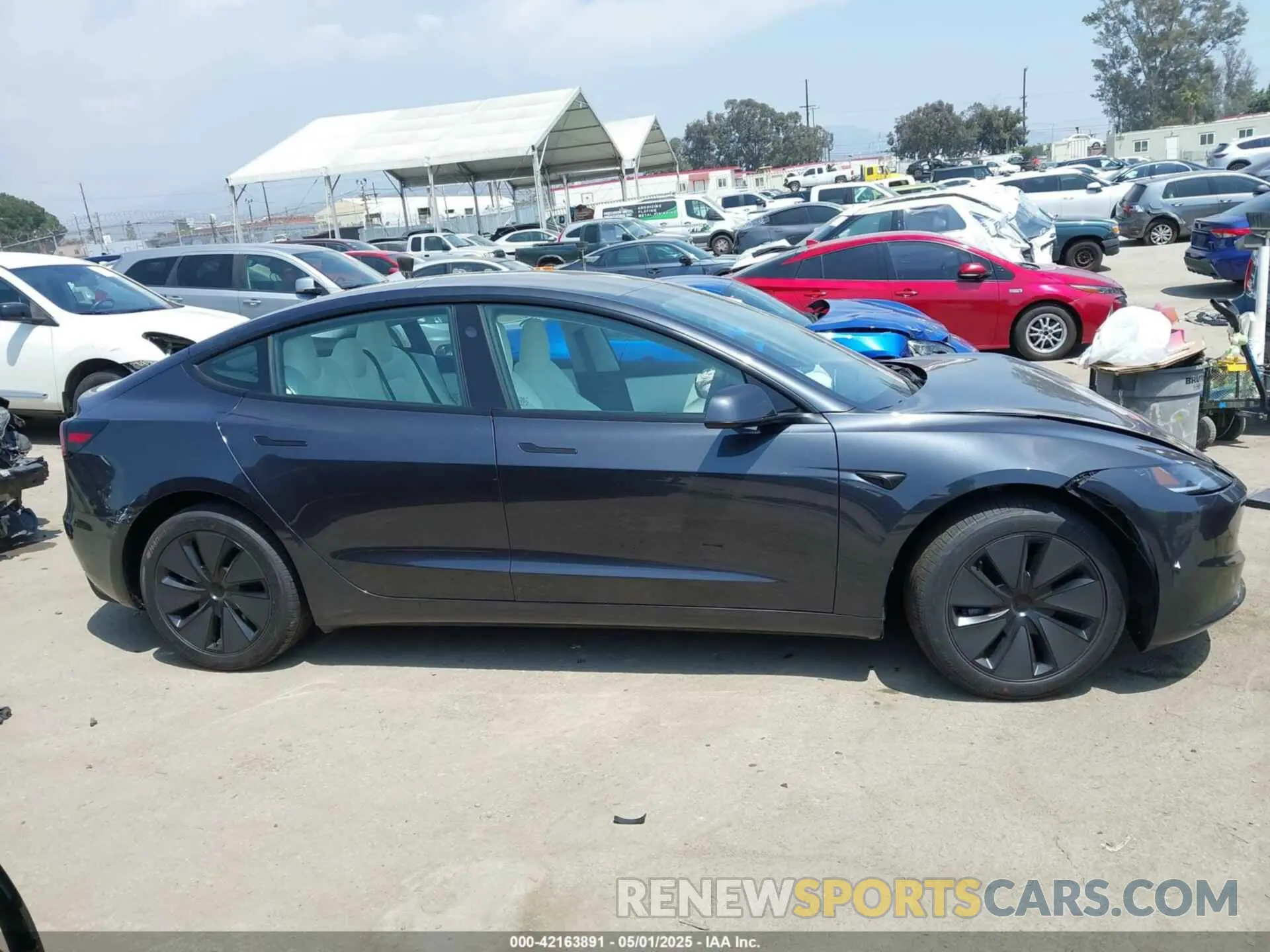 13 fotografías del automóvil dañado 5YJ3E1EAXSF983053 TESLA MODEL 3 2025