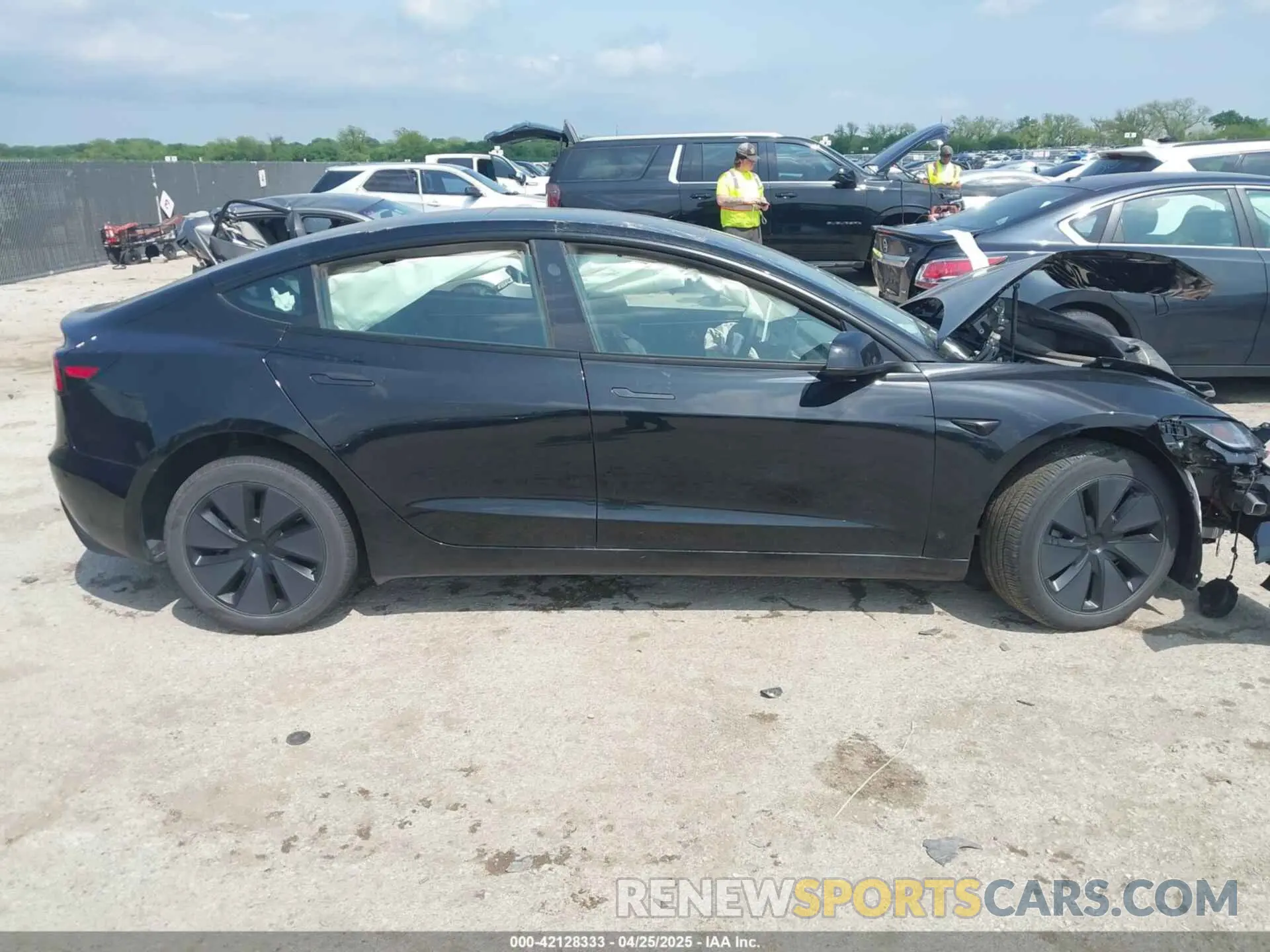 12 fotografías del automóvil dañado 5YJ3E1EB0SF919659 TESLA MODEL 3 2025