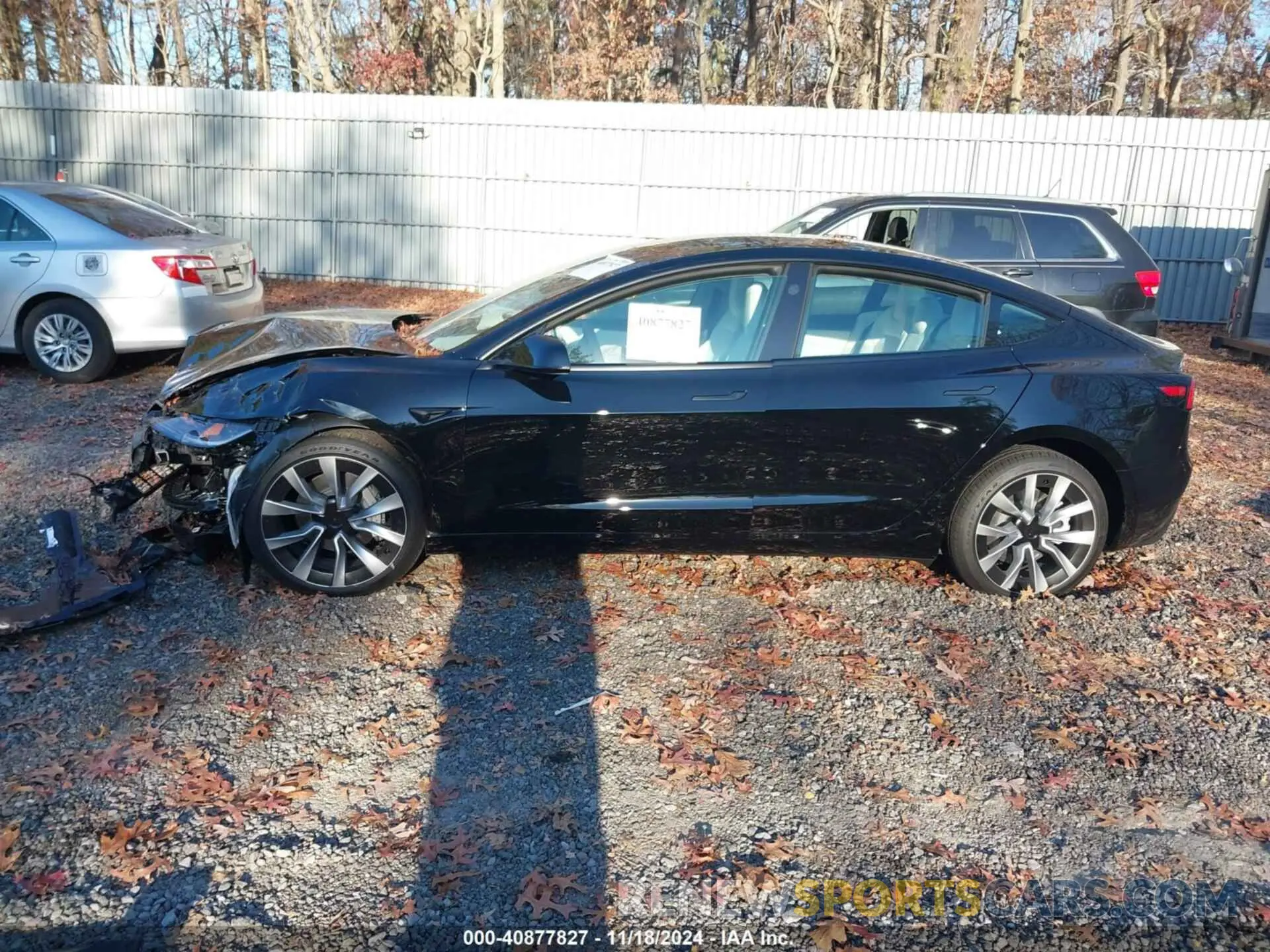 13 fotografías del automóvil dañado 5YJ3E1EB2SF875728 TESLA MODEL 3 2025