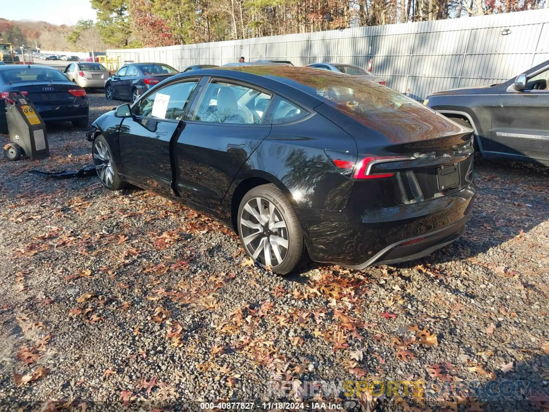 3 fotografías del automóvil dañado 5YJ3E1EB2SF875728 TESLA MODEL 3 2025