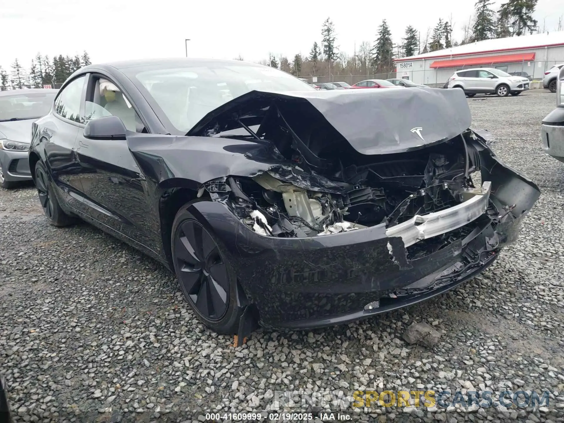 1 fotografías del automóvil dañado 5YJ3E1EB2SF921588 TESLA MODEL 3 2025
