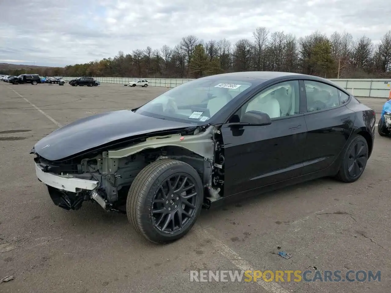 1 fotografías del automóvil dañado 5YJ3E1EB2SF923115 TESLA MODEL 3 2025
