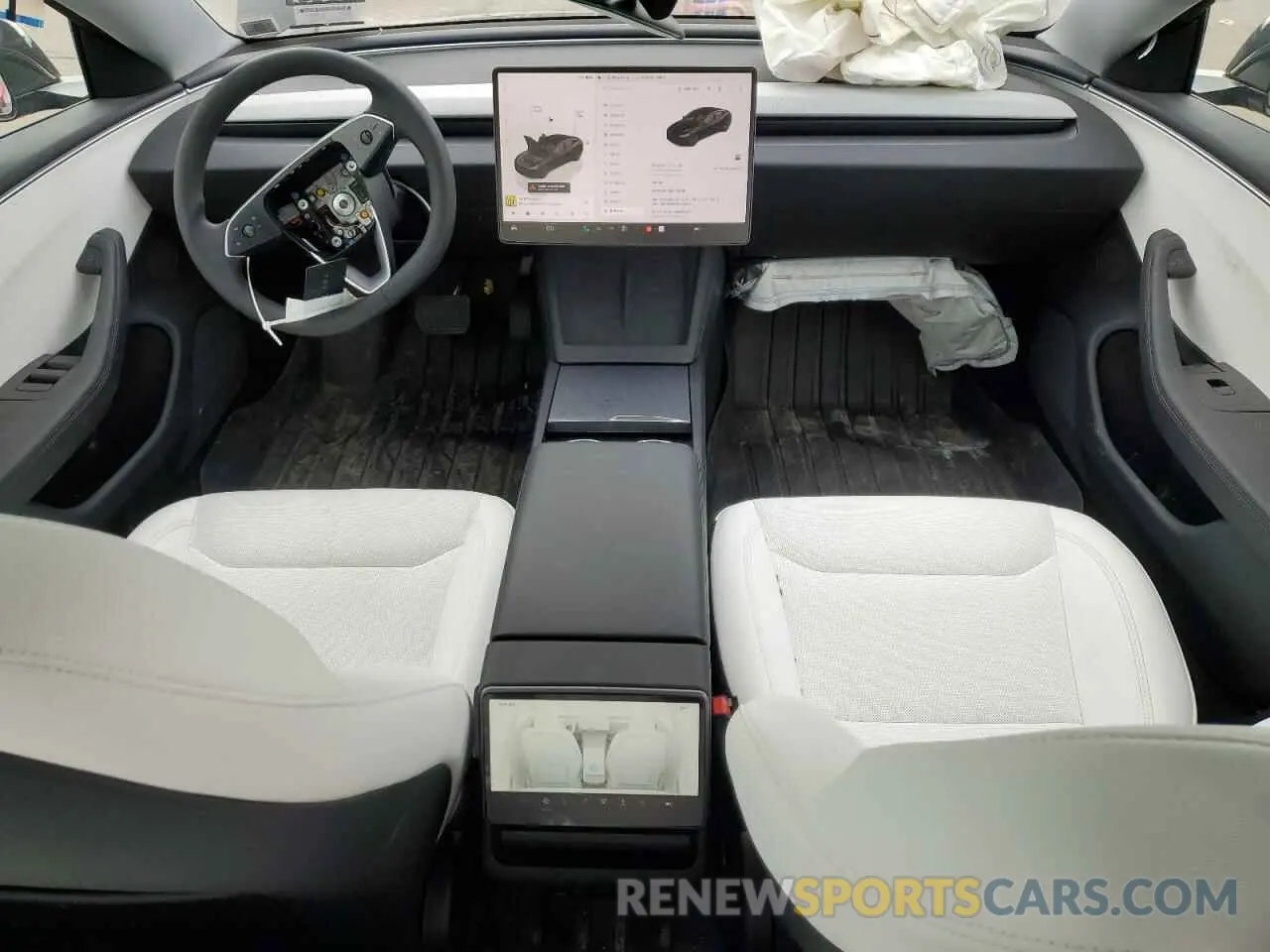 8 fotografías del automóvil dañado 5YJ3E1EB2SF923115 TESLA MODEL 3 2025