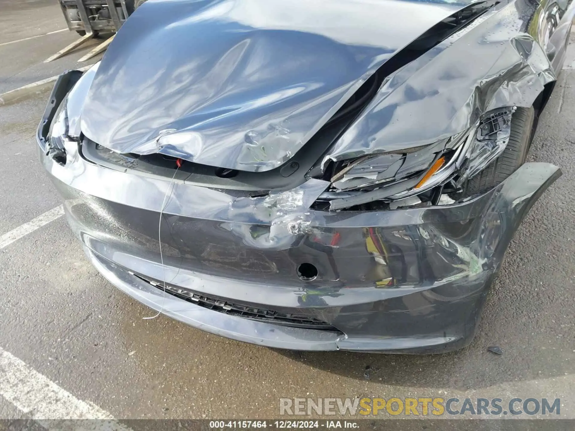 6 fotografías del automóvil dañado 5YJ3E1EB4SF874936 TESLA MODEL 3 2025