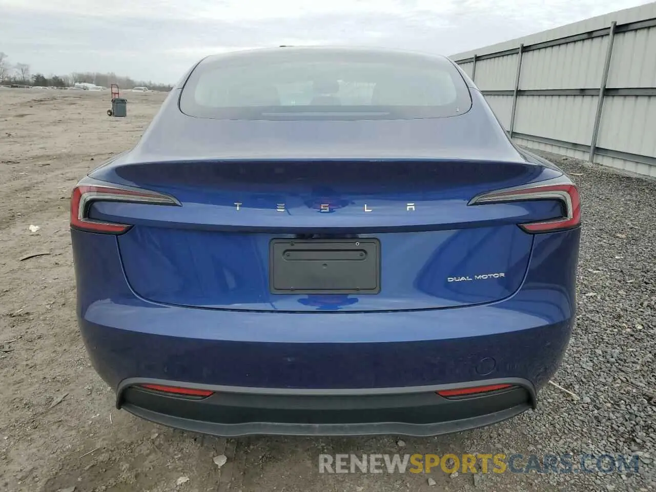 6 fotografías del automóvil dañado 5YJ3E1EB4SF888920 TESLA MODEL 3 2025