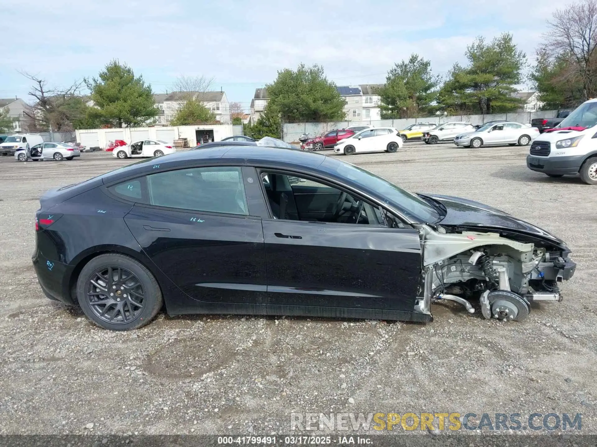 12 fotografías del automóvil dañado 5YJ3E1EB4SF938120 TESLA MODEL 3 2025