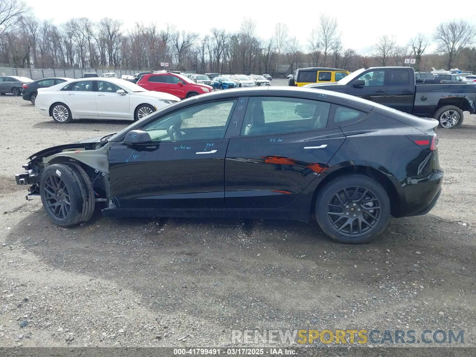 13 fotografías del automóvil dañado 5YJ3E1EB4SF938120 TESLA MODEL 3 2025