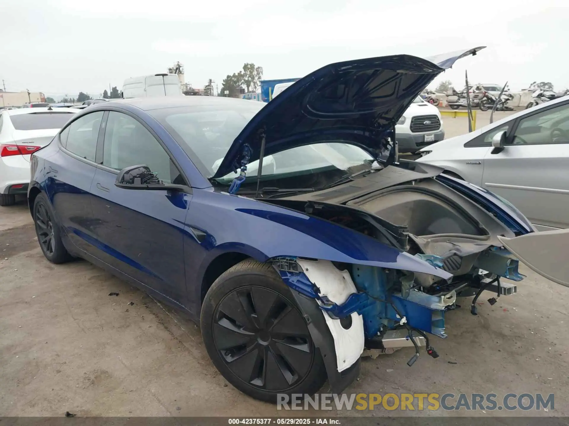1 fotografías del automóvil dañado 5YJ3E1EB5SF939258 TESLA MODEL 3 2025