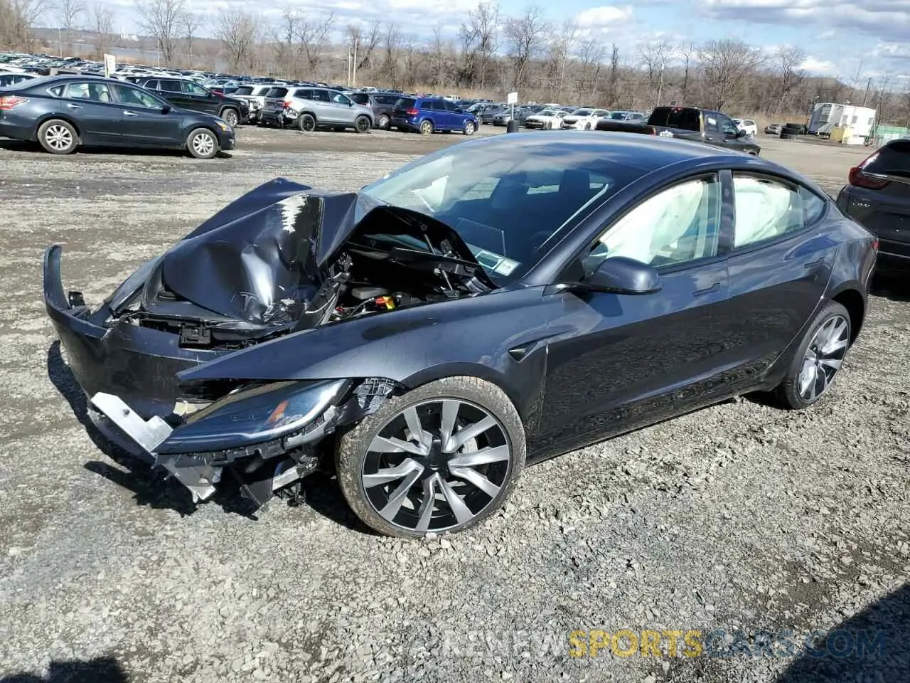 1 fotografías del automóvil dañado 5YJ3E1EB6SF921092 TESLA MODEL 3 2025