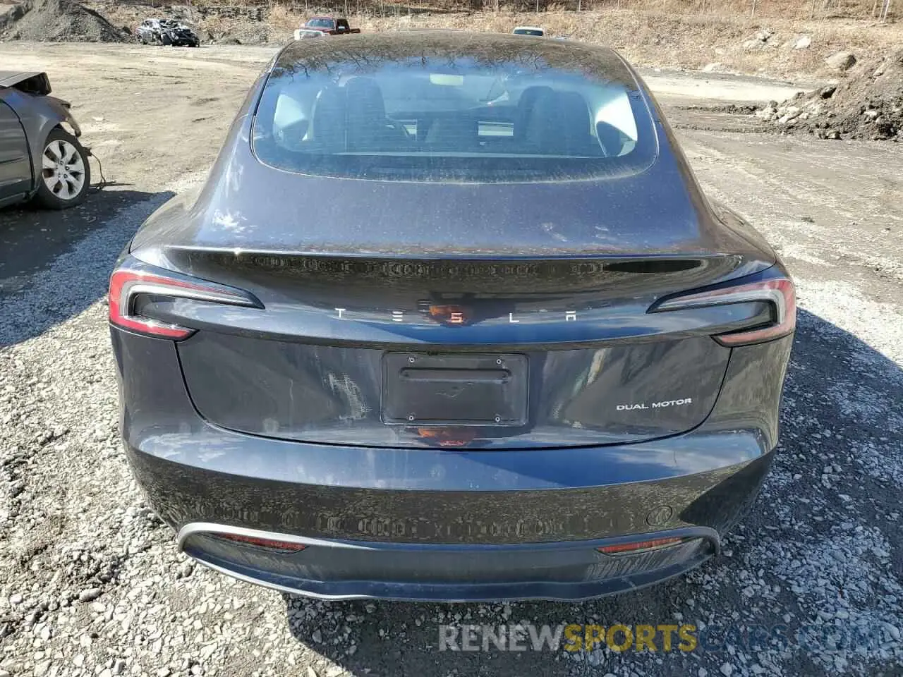 6 fotografías del automóvil dañado 5YJ3E1EB6SF921092 TESLA MODEL 3 2025
