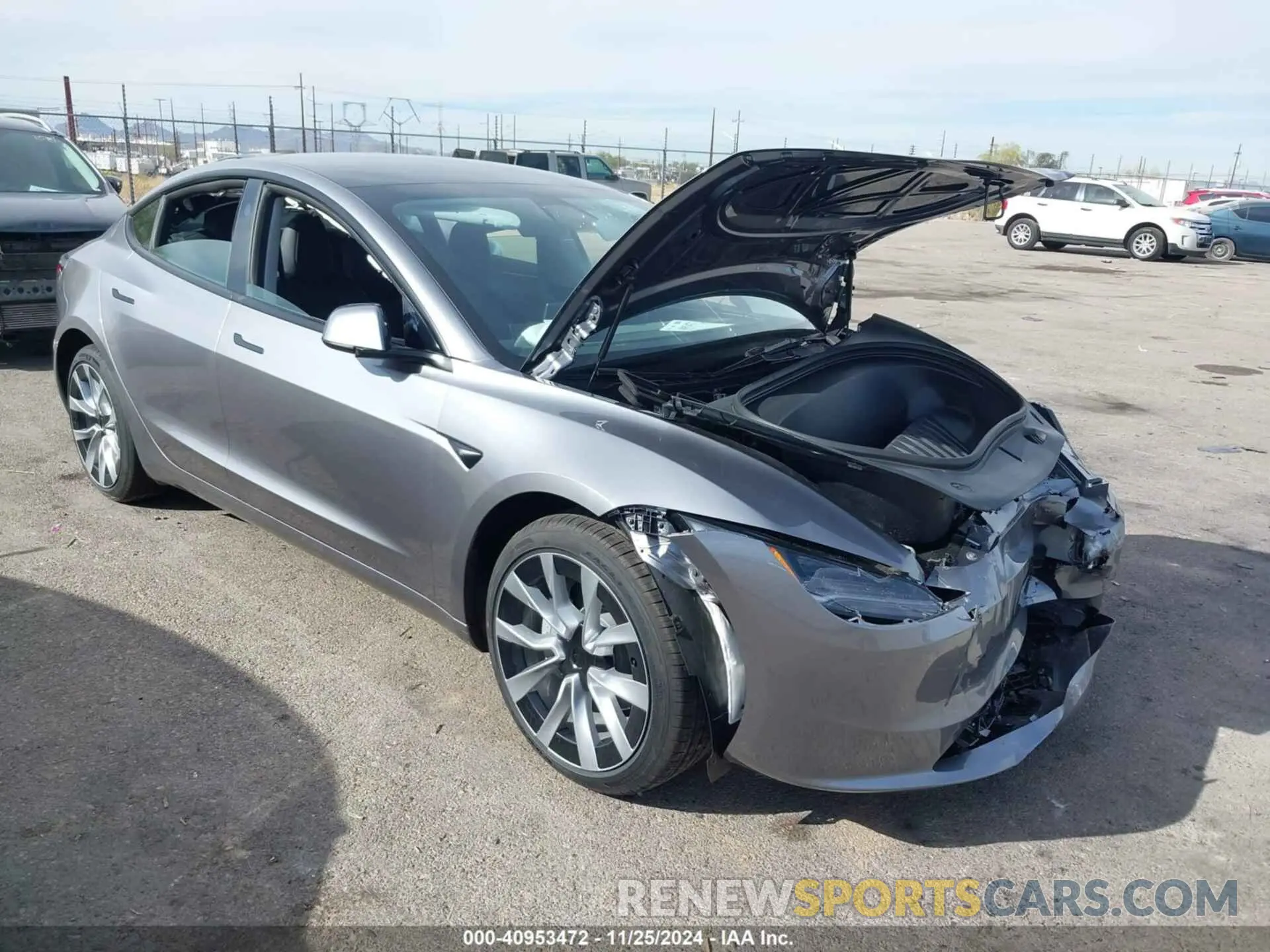 1 fotografías del automóvil dañado 5YJ3E1EB8SF896423 TESLA MODEL 3 2025
