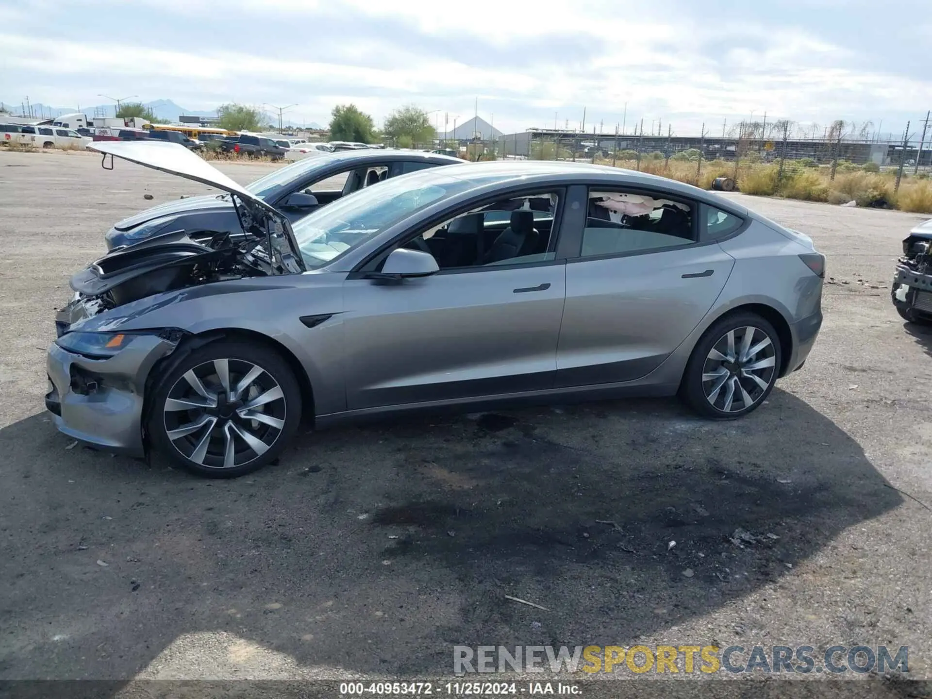 14 fotografías del automóvil dañado 5YJ3E1EB8SF896423 TESLA MODEL 3 2025