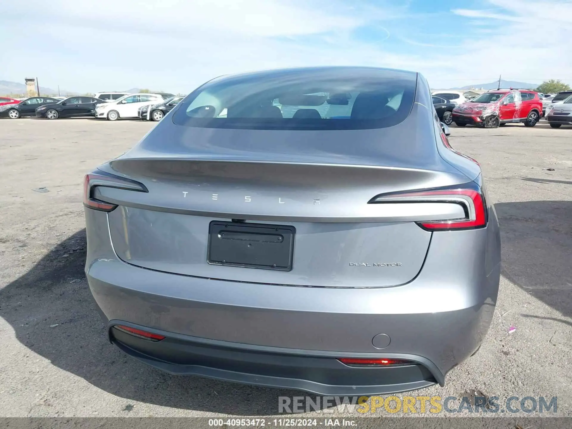 16 fotografías del automóvil dañado 5YJ3E1EB8SF896423 TESLA MODEL 3 2025