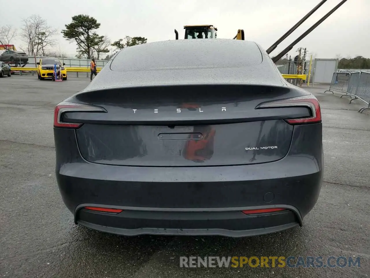6 fotografías del automóvil dañado 5YJ3E1EB8SF927606 TESLA MODEL 3 2025