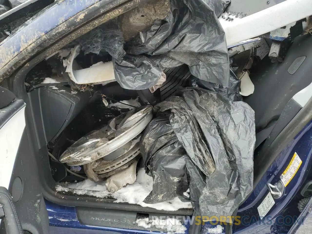 7 fotografías del automóvil dañado 5YJ3E1EB9SF874625 TESLA MODEL 3 2025