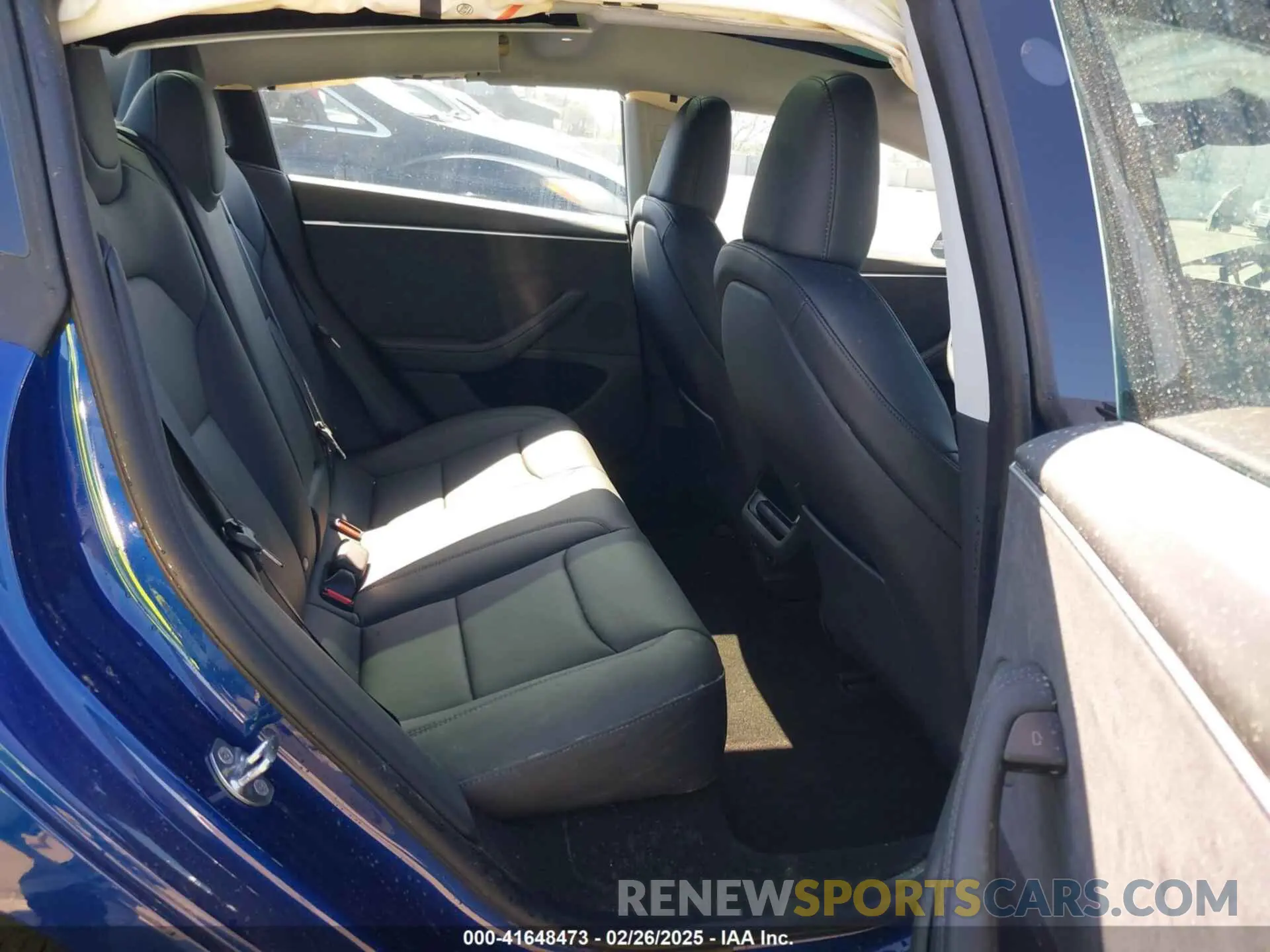 8 fotografías del automóvil dañado 5YJ3E1EB9SF886175 TESLA MODEL 3 2025