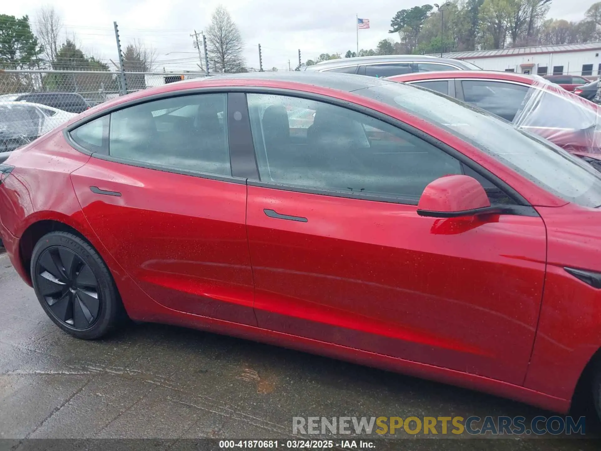 14 fotografías del automóvil dañado 5YJ3E1EB9SF928781 TESLA MODEL 3 2025