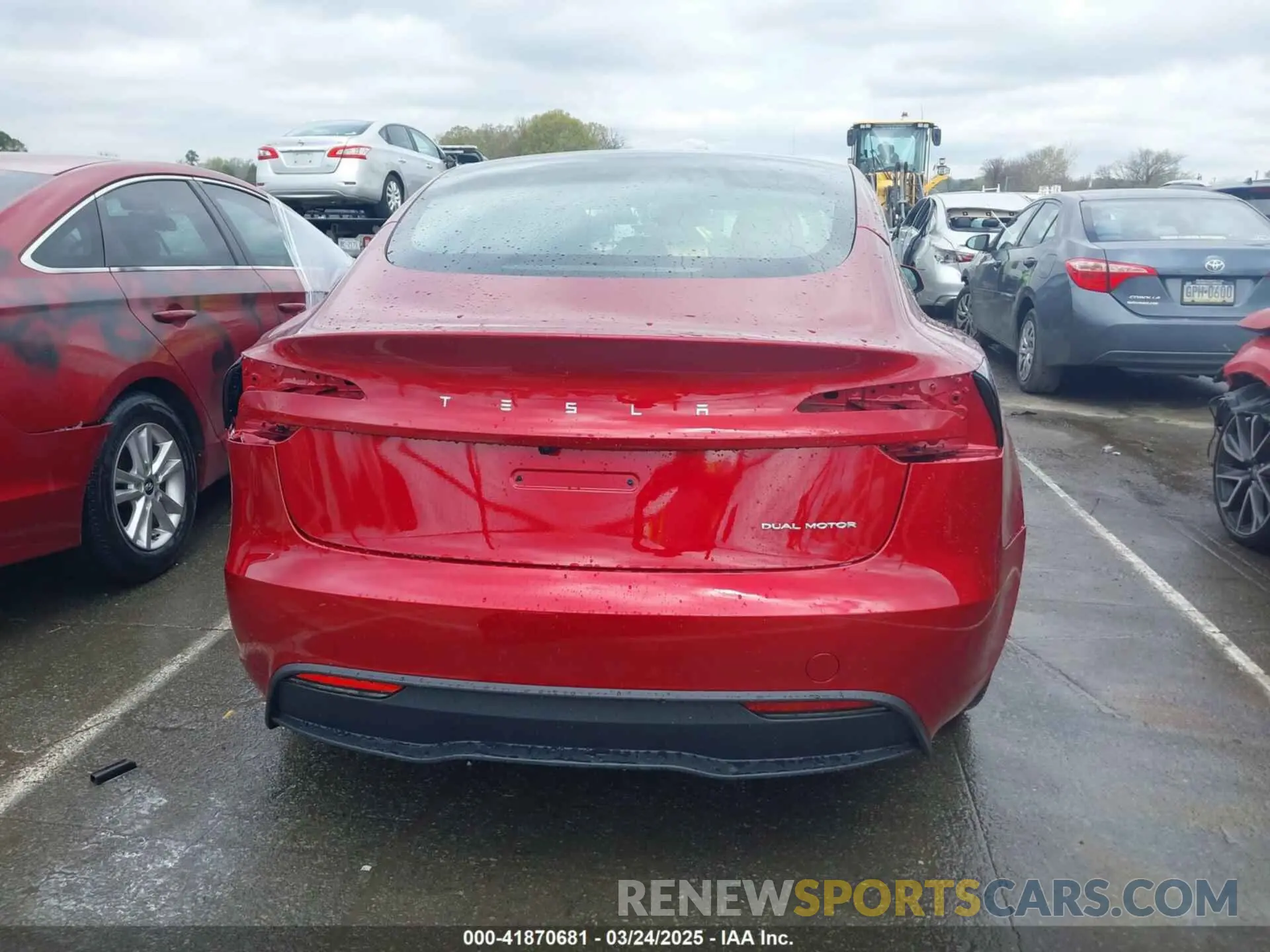17 fotografías del automóvil dañado 5YJ3E1EB9SF928781 TESLA MODEL 3 2025