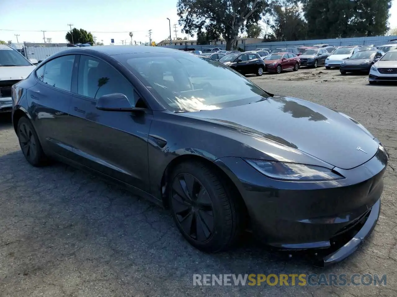4 fotografías del automóvil dañado 5YJ3E1EBXSF939496 TESLA MODEL 3 2025