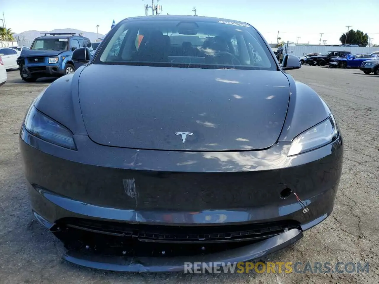5 fotografías del automóvil dañado 5YJ3E1EBXSF939496 TESLA MODEL 3 2025