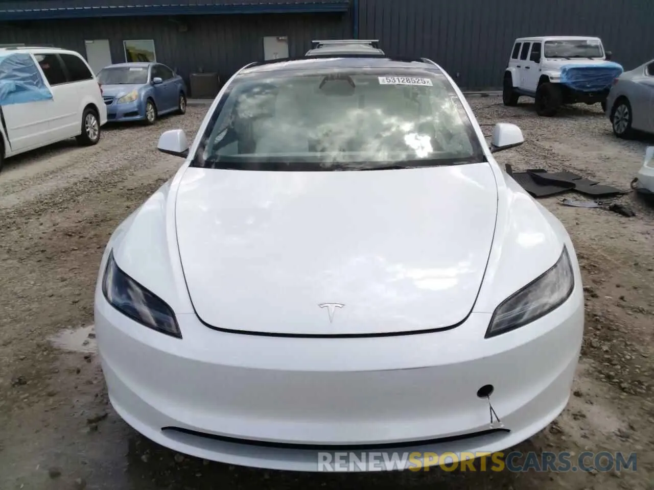 5 fotografías del automóvil dañado 5YJ3E1EBXSF968724 TESLA MODEL 3 2025