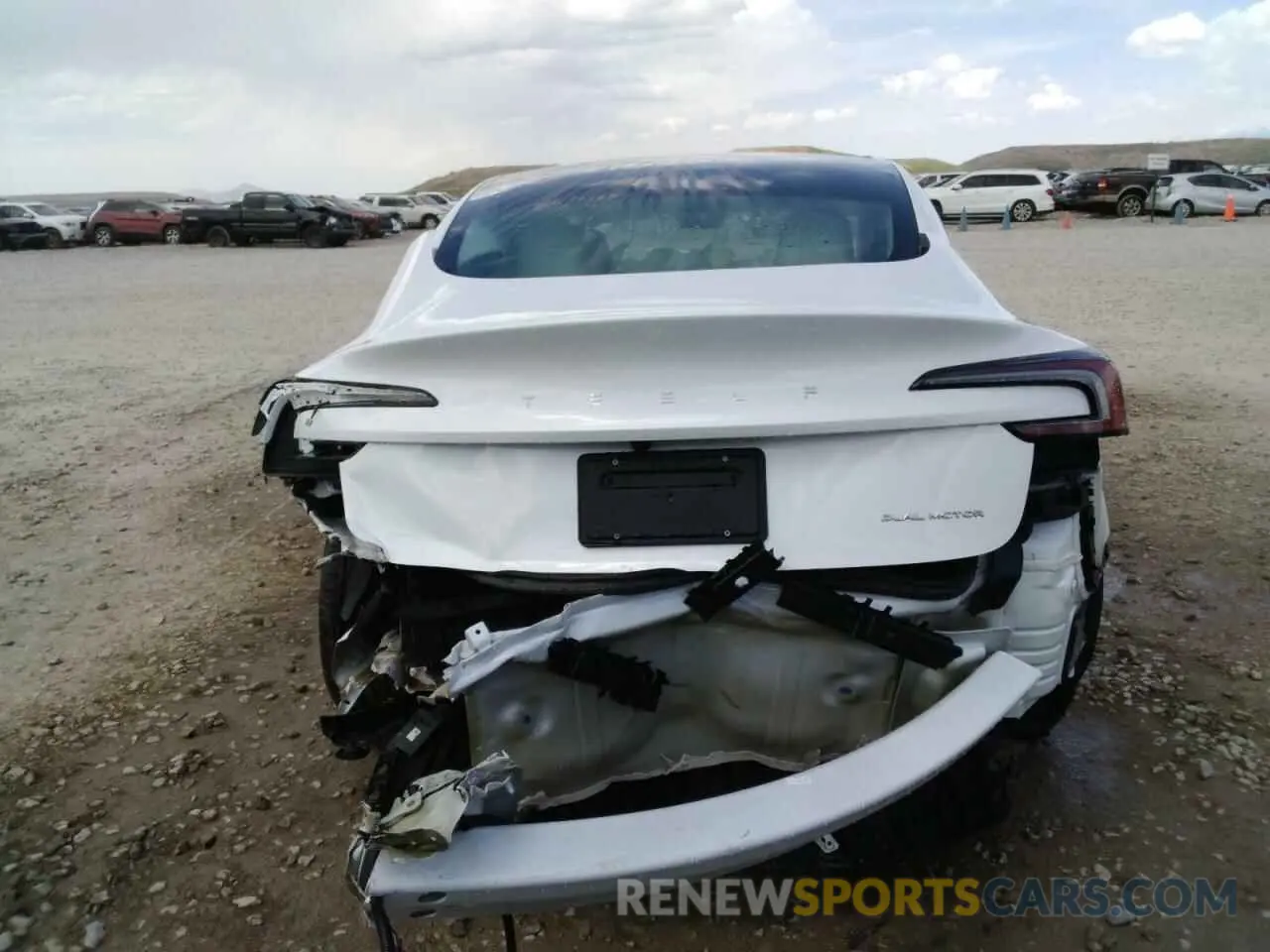 6 fotografías del automóvil dañado 5YJ3E1EBXSF968724 TESLA MODEL 3 2025
