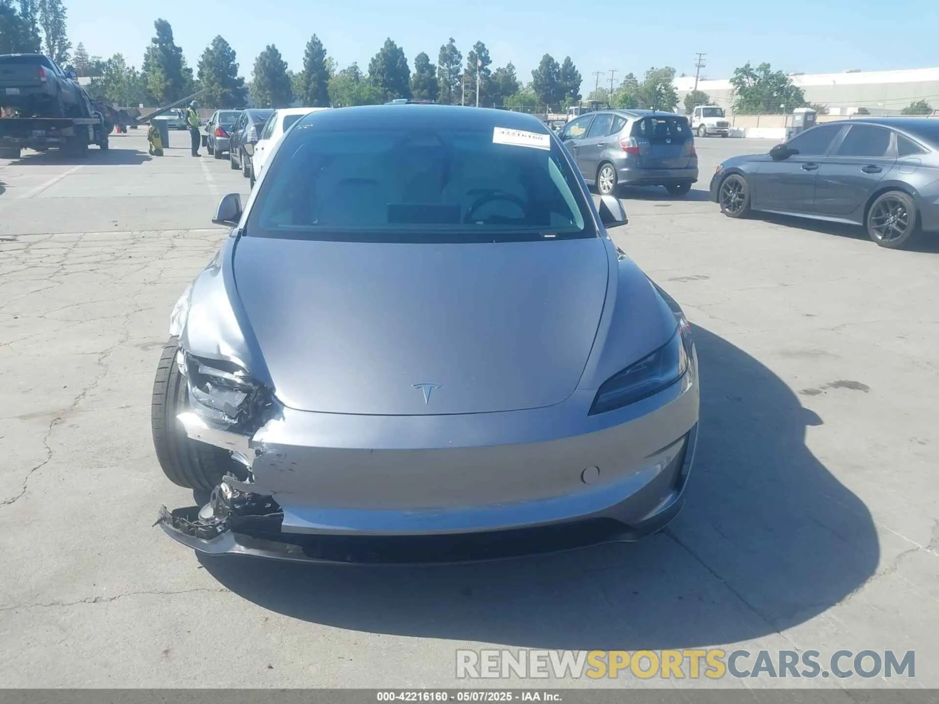 11 fotografías del automóvil dañado 5YJ3E1ETXSF941483 TESLA MODEL 3 2025