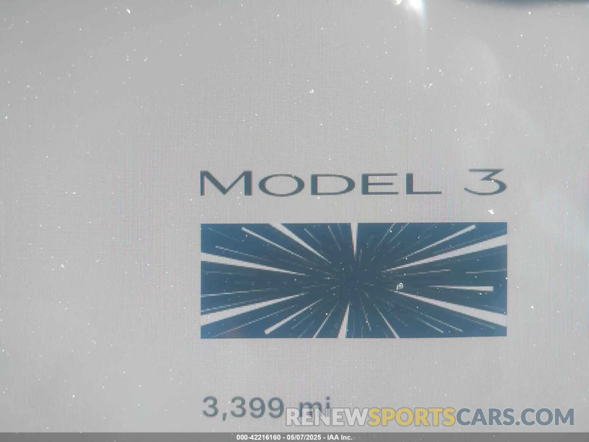 14 fotografías del automóvil dañado 5YJ3E1ETXSF941483 TESLA MODEL 3 2025