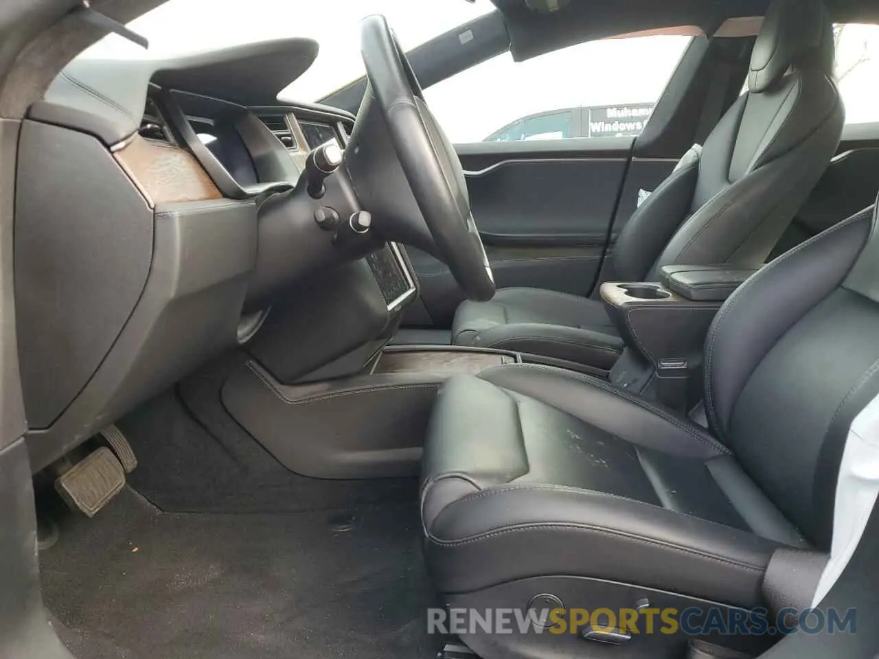 7 fotografías del automóvil dañado 5YJSA1E21KF307185 TESLA MODEL S 2019