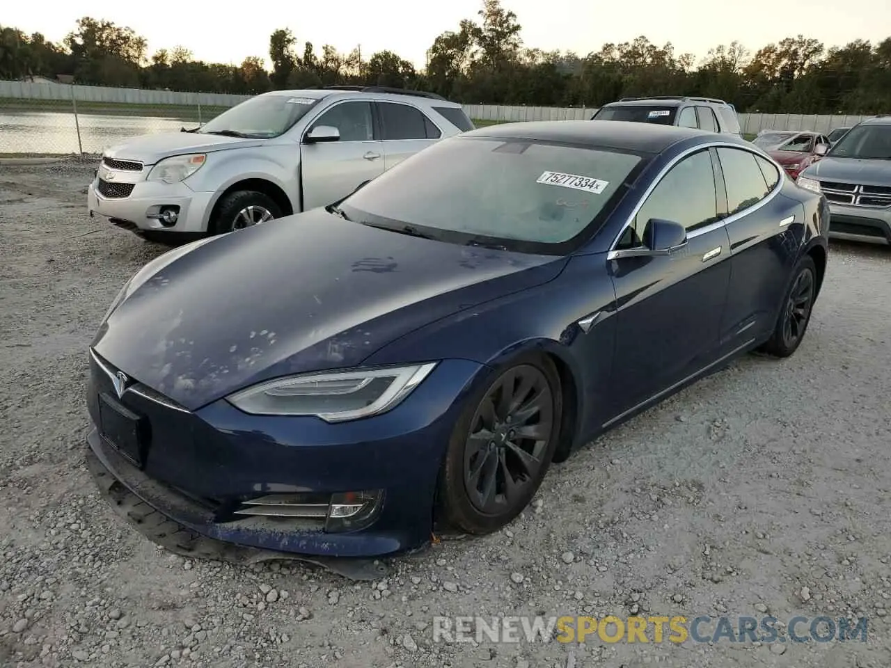 1 fotografías del automóvil dañado 5YJSA1E24KF330153 TESLA MODEL S 2019